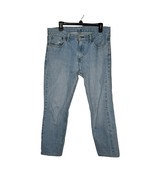 Levi&#39;s 511 Mens Jeans Mid-Rise Relaxed Fit Straight Leg Light Wash Denim... - $21.43