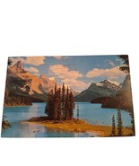 Postcard Canadian Rockies Maligne Lake Narrows Canada Chrome Posted - $88.75 MXN