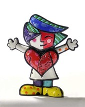Romero Britto Miniature Chessy Figurine Girl #331383 Rare Retired Collectible