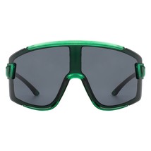 Outdoor Sports Sunglasses Oversized Shield Wrap Around Unisex UV 400 - £11.91 GBP