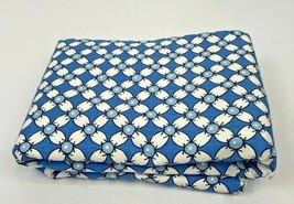 Vintage Fabric MCM Blue Retro Atomic Geometric B Berger Michelle 3 yards  - £56.75 GBP