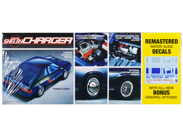Skill 2 Model Kit 1986 Dodge Shelby Charger 1/25 Scale Model MPC - £37.76 GBP