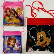 Disney Kids small Mini Cross shoulder string Passport Bag, options to choose - £3.18 GBP