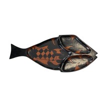 Vintage Handcrafted Wood Fish Tray – Coastal Serving &amp; Display Accent - $841.36 MXN
