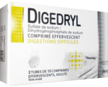 DIGEDRYL For Digestive Problems - 2 Tubes Of 15 Effervescent Tablets - £11.84 GBP