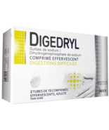 DIGEDRYL For Digestive Problems - 2 Tubes Of 15 Effervescent Tablets - £9.43 GBP