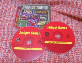 Jackpot Games - 3 Titles: New Vegas, Slot City 2, Casino Coach, PC Win 95 CD - £7.07 GBP