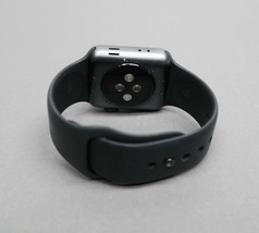 Apple Watch Series 3 (GPS) 38mm Space Gray Aluminum Case with Black Sport Band image 3