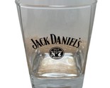 Jack Daniel&#39;s Square Whiskey Rocks Glass Old Number No. 7 Seven Brand - $12.61