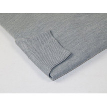 Mens PRINCELY Soft Merinos Wool Sweater Knits Light Weight Polo 1011-40 Lt Gray image 4