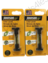 Johnson 3&quot; Plastic  Line  Level  1 vial Pack of 2 - $14.84