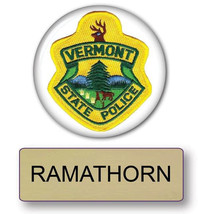 Officer RAMATHRON from Super Troopers Vermont State Police magnetic Fastener Nam - £14.83 GBP