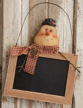 Snowman Hanging Chalkboard - £19.97 GBP
