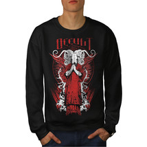 Wellcoda Occult Satan Devil Mens Sweatshirt, Horror Casual Pullover Jumper - £24.02 GBP+