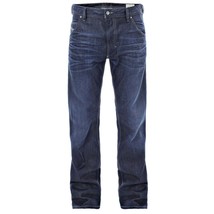 Diesel Krooley 0073N Men&#39;s Blue Regular Slim Carrot Straight Leg Jeans Trousers - £52.28 GBP