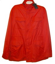 Bugatchi Red Ruby Leather Trim Men&#39;s Jacket Blazer Size XL NEW $385 - $158.59
