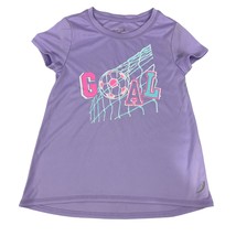 ExerTek Girls Activewear Soccer Goal Graphic T Shirt Size 6X Short Sleev... - $9.55