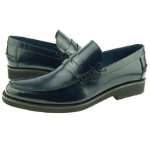Charles Stone Penny Loafer, Men&#39;s Dress/Casual Slip-on Leather Shoes, Navy - £69.71 GBP