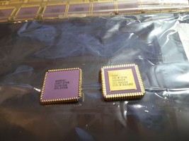 (2) ADS1000A GOLD CPU VINTAGE WESTERN DIGITAL MEMORY CHIPS NEW IC RARE S... - $27.12