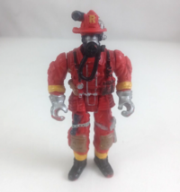 Vintage Chaps Mei Fire Squad Fire Rescue Team Red Variant 3.75&quot; Action Figure - £7.74 GBP