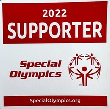 Special Olympics Supporter Refrigerator Magnet Athletics 2022 Red White E55 - $27.28 CAD