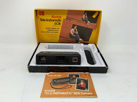 Kodak Tele-Instamatic 608 Camera Outfit W/ Box and Manual - £7.97 GBP