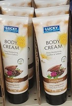 2 Pack Lucky Super Softcocoa Butter Blossom Deep Moisturinzing Body Cream 8 Oz. - £16.34 GBP