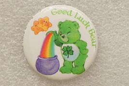 Vintage Pinback Button Care Bear Good Luck Bear 2001 Pot of Gold St Patr... - $9.89