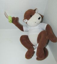 Cracker Barrel plush monkey w/ butterfly musical crib hanging pull toy B... - $13.37