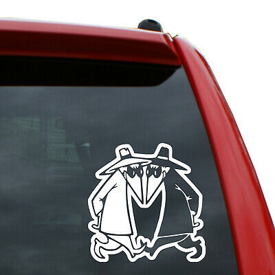 Spy vs Spy Vinyl Decal Sticker | 5" Tall