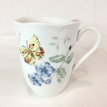 New Lenox Cup 12oz Butterfly Meadow Orange Sulphur  Mug With Scallop Rim... - $14.85