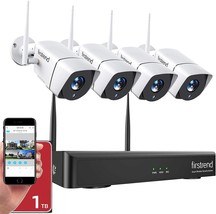 Security Camera System Wireless, Firstrend 1080P 8Ch Wireless Home Security - £207.33 GBP