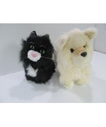 American Girl Doll lot of 2 Pets White Pomeranian Truly Me Dog  &amp; Cat Li... - £18.32 GBP