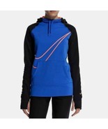 Women Nike Therma Fit All Time Swoosh Hoodie Pullover Blue Black 620331-... - $592.83 MXN