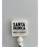 Santa Monica Brew Works WIT Beer Tap Handle Pre-Owned White &amp; Blue Calif... - €20,63 EUR