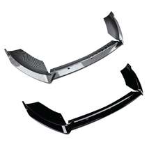 1Set Front Bumper Spoiler Lip Kit For Ford Fiesta ST MK6 2012-2017 Gloss Black - £128.11 GBP