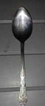 Rogers Dream Rose Serving Spoon Stainless glossy 3 flowers Korea Discont... - $7.00