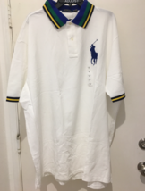 Polo Ralph Lauren Big &amp; Tall White Classic Fit Big Pony Mesh Polo Shirt XLT NWT - £66.97 GBP