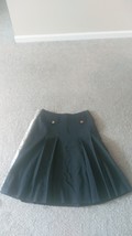 Celine Wool Skirt 48 EU France Lined Vintage Logo 26 in L knee level   - £158.16 GBP