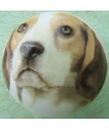 Ceramic Cabinet Knobs Knob  W/ Beagle #3 DOG 229 - $6.11 CAD
