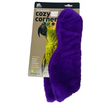 Prevue Pet Products  12-Inch Cozy Corner Fleece for large Birds purple - £6.35 GBP
