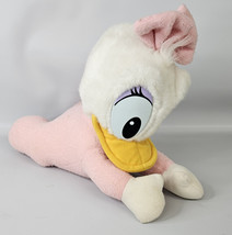 Disney Baby Daisy Duck Plush Stuffed Animal Pink Terrycloth Vintage 1984... - $611.79 MXN