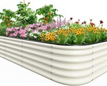 Easy-To-Assemble Galvanized Raised Garden Bed Kit, Measuring 8 By 4 By 1... - £112.45 GBP
