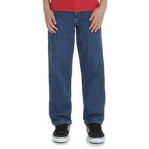 Rustler Boys Relaxed Jeans Mid Shade Size 5 Regular  NEW Elastic Waistband - $14.23