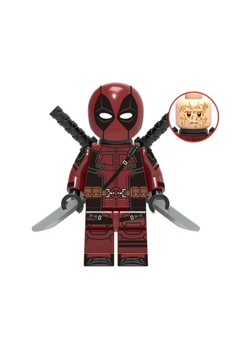 Deadpool Minifigure 9 fast and tracking shipping - $17.37