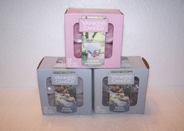 Yankee Candle Water Garden &amp; Summer Daydream 12 Pack Scented Tea Light Candle x3 - £30.44 GBP