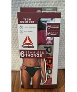 Reebok Women&#39;s Tech Comfort 6 Seamless Thongs X-Large - $28.13 CAD
