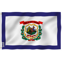 Anley Fly Breeze 3x5 Foot West Virginia State Flag - West Virginia WV Flags - £5.96 GBP