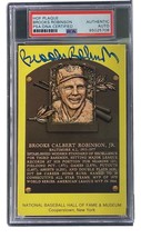 Brooks Robinson Signé 4x6 Baltimore Orioles Hof Plaque Carte PSA / DNA 85025708 - £54.26 GBP