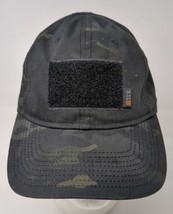 5.11 Tactical Flag Bearer Baseball Cap Hat Patch Multicam Black Camo Men&#39;s VTG - £11.72 GBP